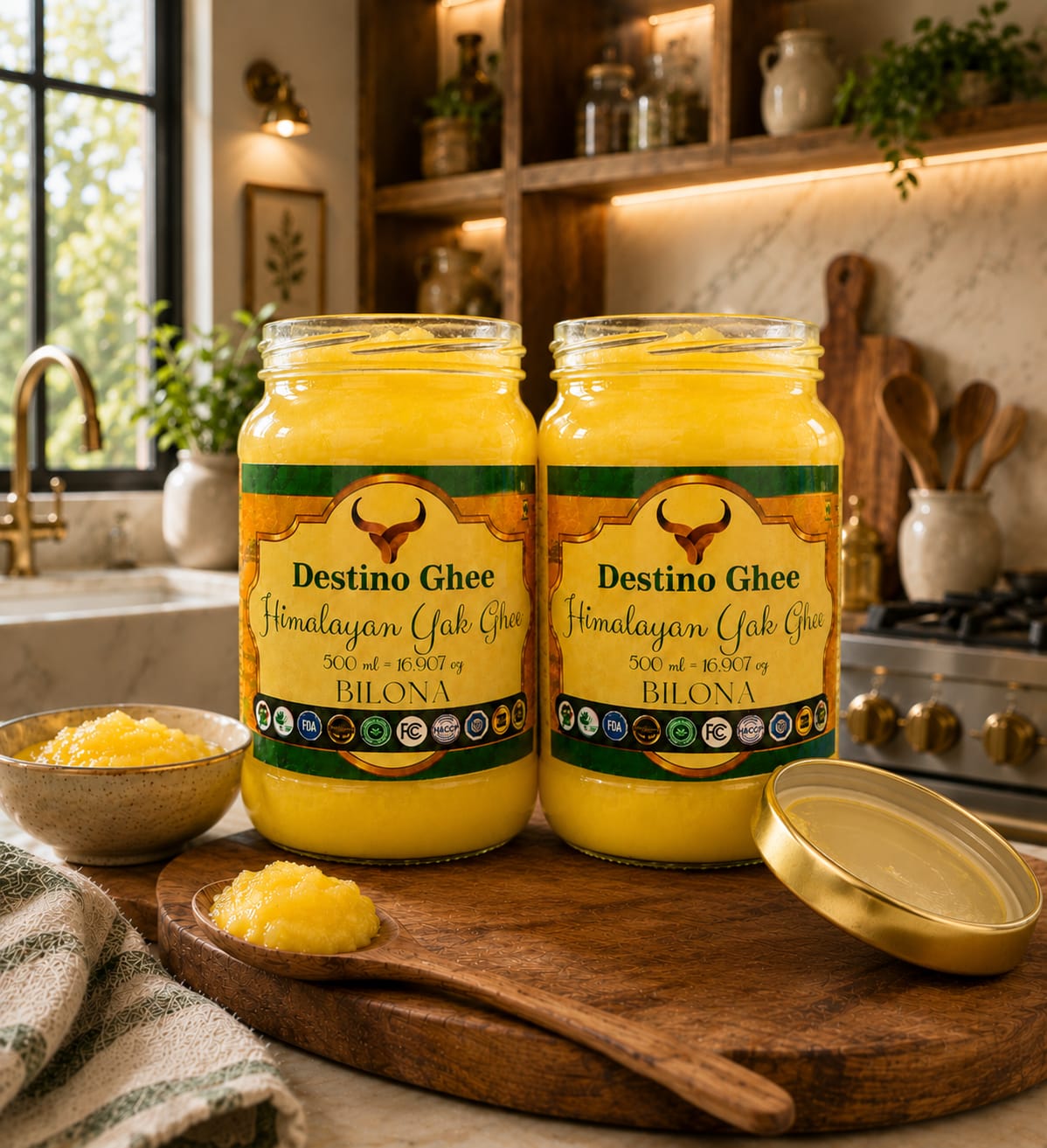Himalayan A2 Yak Ghee (Bilona) 1 Litre